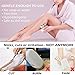 Legs Hair Remover Painless Women Facial Hair Removal Machine Replacement Blade Heads Bikini Trimmers Electric Shaver USB Rechargeable Cordless Epilator instantly for Body Armpit Best Gift for Ladies