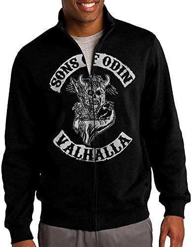 Sons Of Odin Vikings Inspired Mens Zipper Jacket Hoodie