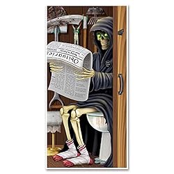 Beistle Grim Reaper Restroom Door Cover Pack of 2
