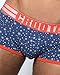 Croota Mens Underwear, Low-Rise Boxer Brief, Pattern Design, SM02M Blue Indigo