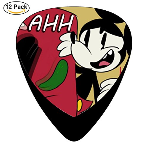 Majors Headset Guitar Picks Store There are three sizes Fit for all kinds of guitars Laughter Mickey MouseCelluloid Guitar Picks Plectrums for Guitar Bass (12 Pack)