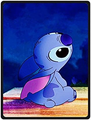 Lilo and Stitch Custom Super Soft Fleece Blankets Throws Blanket 58Inches X 80Inches