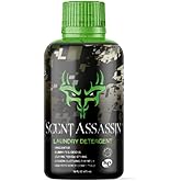 Scent Assassin Laundry Detergent - Unscented - 16oz - Scent Free Laundry Detergent - Hunting Detergent - Hunting Scent Eliminator - Scent Away for Hunting and Camping