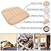 YSLYGHY Car Seat Cushion Pad for Car Driver Seat Office Chair Home Use Memory Foam Seat Cushion