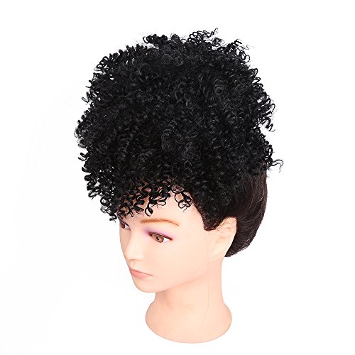 On Sale Synthetic Afro Kinky Curly Hair Bun Extension Donut