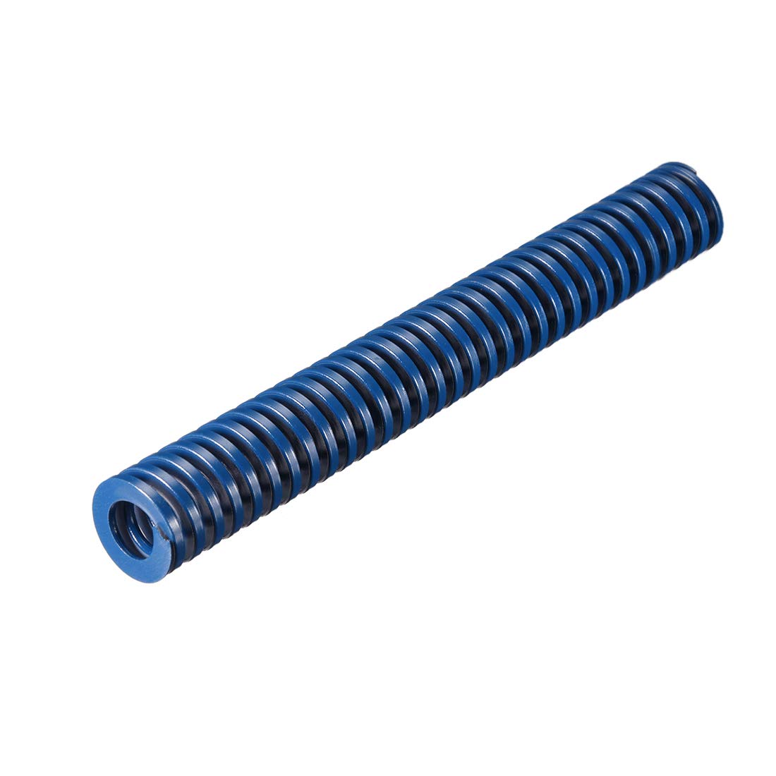 sourcing map 20mm OD 150mm Long Spiral Stamping Light Load Compression Die Spring Blue 1Pcs