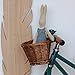 Wicker Bicycle Front Basket, Vintage Hand-Woven Wicker Bicycle Basket Bike Shopping Storage Basket with Leather Straps for Kids Boys Girls Bike Cycle(Brown)thumb 4