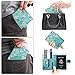 WALNEW Passport Holder Cover Case Travelling Passport Cards Carrier Wallet Case, Tree and Flowers
