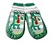 Baby Toddlers Kids Indoor Slipper Shoe Socks Moccasins NON SKID GREEN GREY STRIPE CROCODILE (Age 2-3 (Sole length 16cm))
