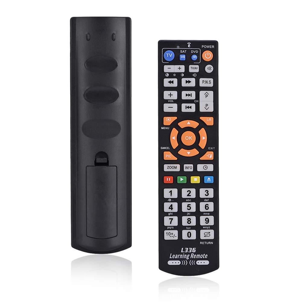 Mavis Laven Universal Remote Control, Smart Controller with Learning Function for TV CBL DVD SAT, Same Function from Original Remote Control