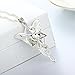 The Lord of the Rings Arwen Evenstar Necklace Movie Jewelry Pendant Crystal Twilight Star Silver Torque Women Statement Necklaces