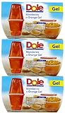 Dole Mandarin in Orange Gel, 4 oz, 3 pk