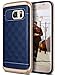 Galaxy S7 Case, Caseology [Parallax Series] Textured Pattern Grip Case [Navy Blue] [Shock Proof] for Samsung Galaxy S7 (2016) - Navy Blue