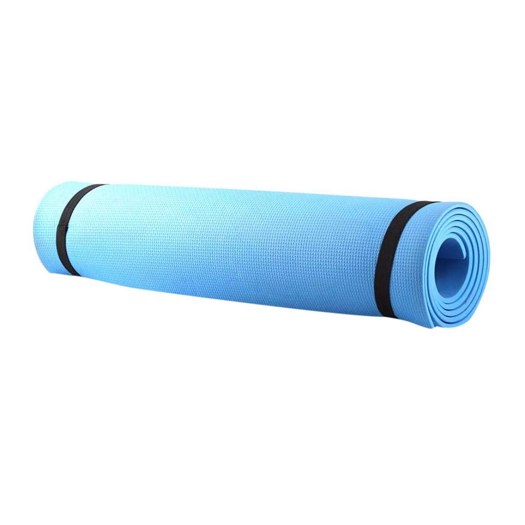 good health & fitness thick cushioned nbr yoga mat
