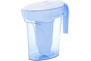 ZeroWater 7-Cup 5-Stage Water Filter Pitcher 0 TDS for Improved Tap Water Taste - IAPMO Certified to Reduce Lead, Chromium, and PFOA/PFOS