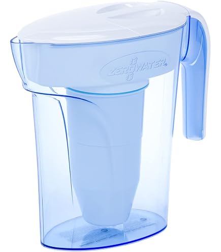Amazon.com: ZeroWater 10-Cup Round 5-Stage Water Filter Pitcher