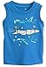 Fiream Toddler and Boys Comfort Cotton Cartoon Tank Tops by Brix(Blue1,5)