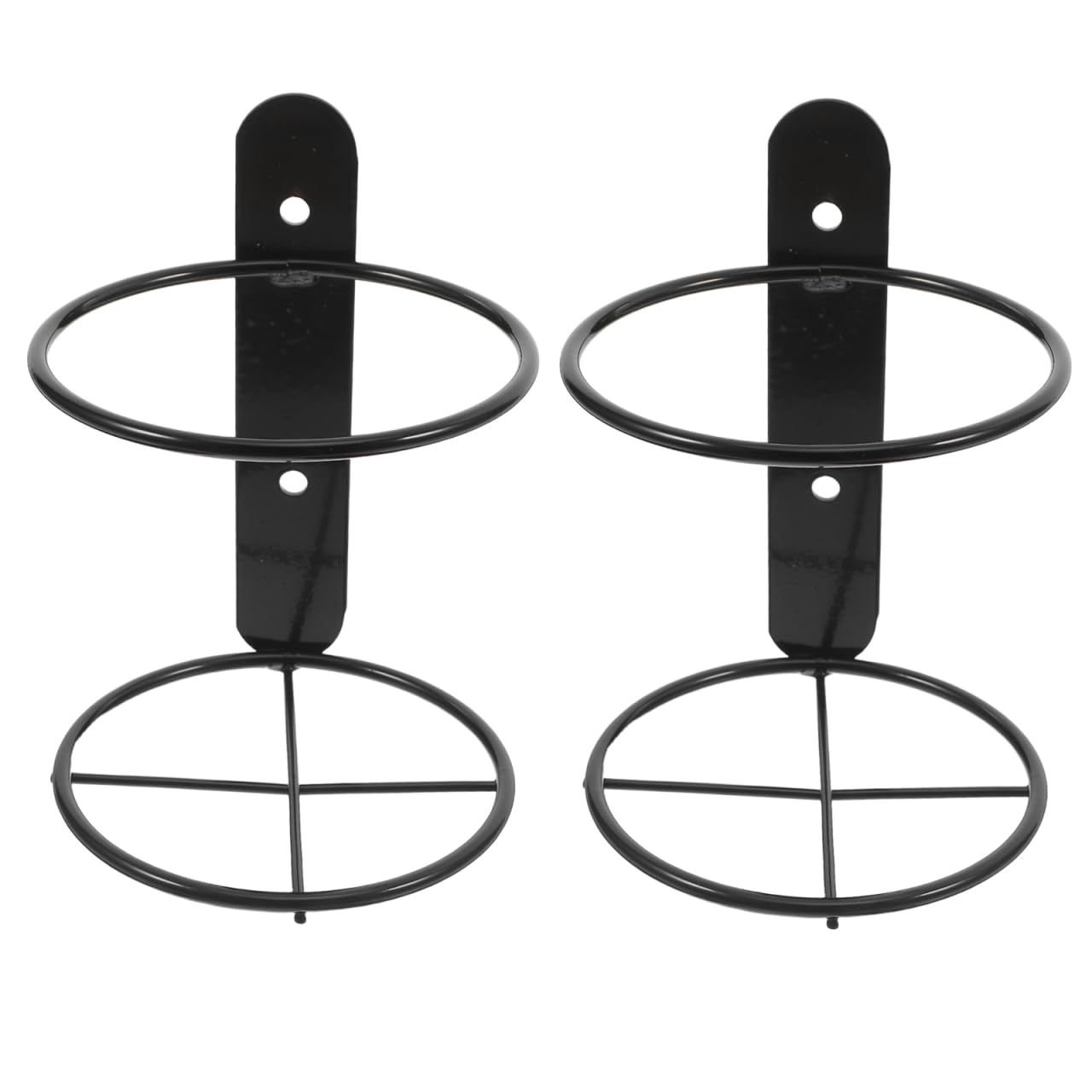 CALLARON Wall Mounted Wine Rack Single Bottle Holder Metal Wine Storage Rack for Home Bar Display Organizer 5.31X3.74X3.74In 2-Pack