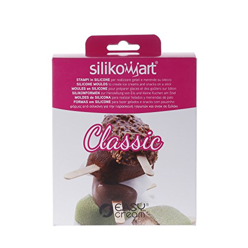 Silikomart Silicone Easy Ice Cream Bar Mold, Set of 2, Classic