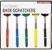 Extendable Back Scratcher - 5 Set - Telescoping & Retractable Scratcher/Massager by Fran's Essentials