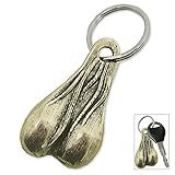 Brass Balls Keyring, Keychain, Novelty Key Fob