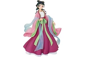 MABAIUDE Maomao Figure Statue Maomao Garden Party Figure, 18cm Pink Dress Mao Mao Figures Model 1/7 Scale Anime Figurine Decoration Gifts 7.08''