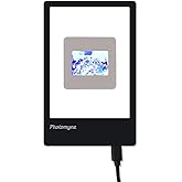 Photomyne A7 Mini Light Pad Backlight Portable Hands-Free Ultra-Thin Ultimate Brightness for Supporting Photo Slides and Film Negative Scanning (Includes USB-C Adapter) - Black (Small)
