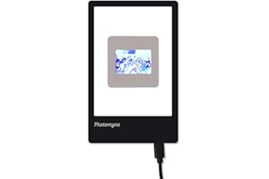 Photomyne Mini Light Pad Backlight | Slides & Negatives Viewer | Professional Portable Light Box for Scanning & Viewing Slide