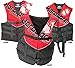 Hardcore Coast Guard Type III PFD for Youth Child Teen Adult; Life Vest Flotation Device; Jacket Paddle Vest for Big Kids, Jet ski, Wakeboard, Hardshell Kayak Red Adult Universal