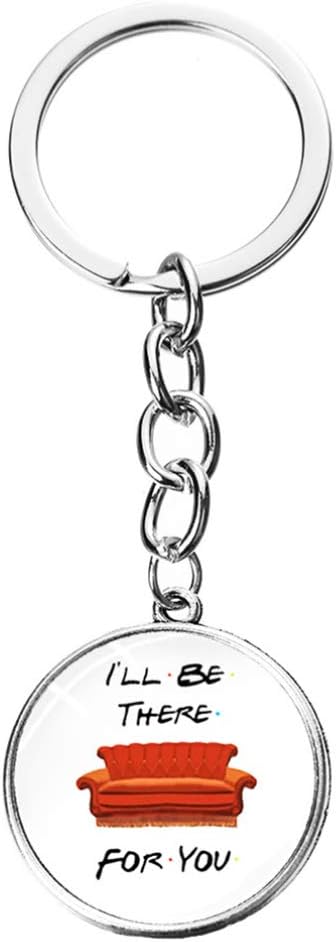 Noah interesting 1Pc Friends Tv Show 25Th Anniversary Jewelry I will Be There For You Keyring Keychain For Good Friend Gift(None 16)