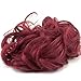 Lelinta Hair Bun Extensions Wavy Curly Messy Donut Chignons Hair Piece Wig Hairpiece Dark Red