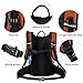 Gelindo Hydration Backpack Insulated Pack with 2.5L BPA Free Bladder: Water Backpack for Men Women Kids - 18L Hydration Backpacks for Hiking Running Festival Cycling Biking