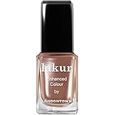 LONDONTOWN lakur Brown Nail Polish, Gel-Like Shine, Long-Lasting Color, Strengthens & Hydrates Nails, 0.4 Fl Oz