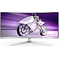 PHILIPS Evnia 34M2C8600 QD OLED Curved Gaming Monitor, WQHD Resolution, 175Hz, AMD FreeSync Premium Pro, USB-C Docking, Height Adjustable, 4-Year Advance Replacement, Xbox PS5 Switch Compatible