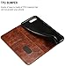 SINIANL iPhone 8 Plus Case, iPhone 7 Plus Case, Leather Wallet Folio Case Magnetic Closure Flip Cover with Stand and Credit Card Slot for iPhone 8 Plus / 7 Plus Blue