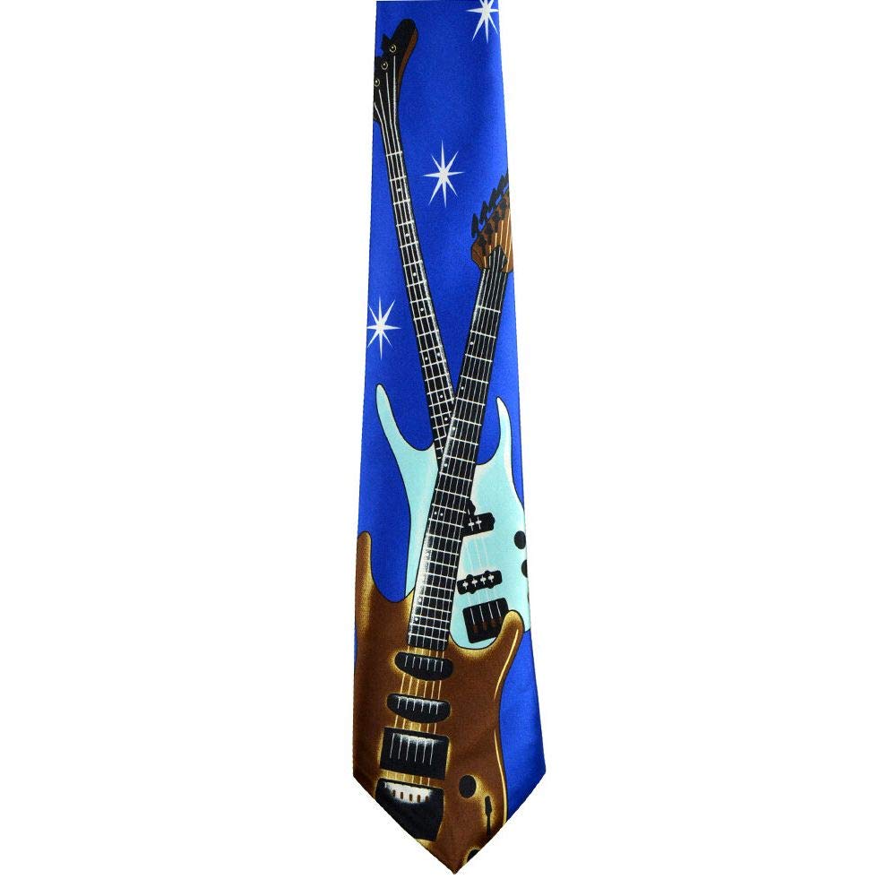 Strop en vlinderdassen Guitar Ties Music Tie Men's Electric Guitar Neck Ties Musician Tie