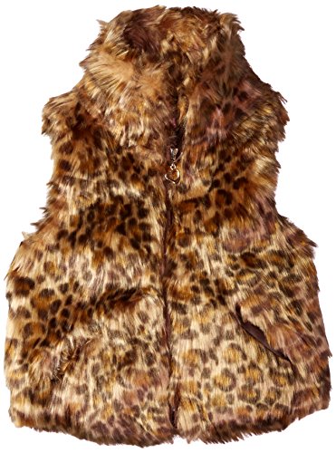 Urban republic big girls  ur faux fur vest, darkbrown, …
