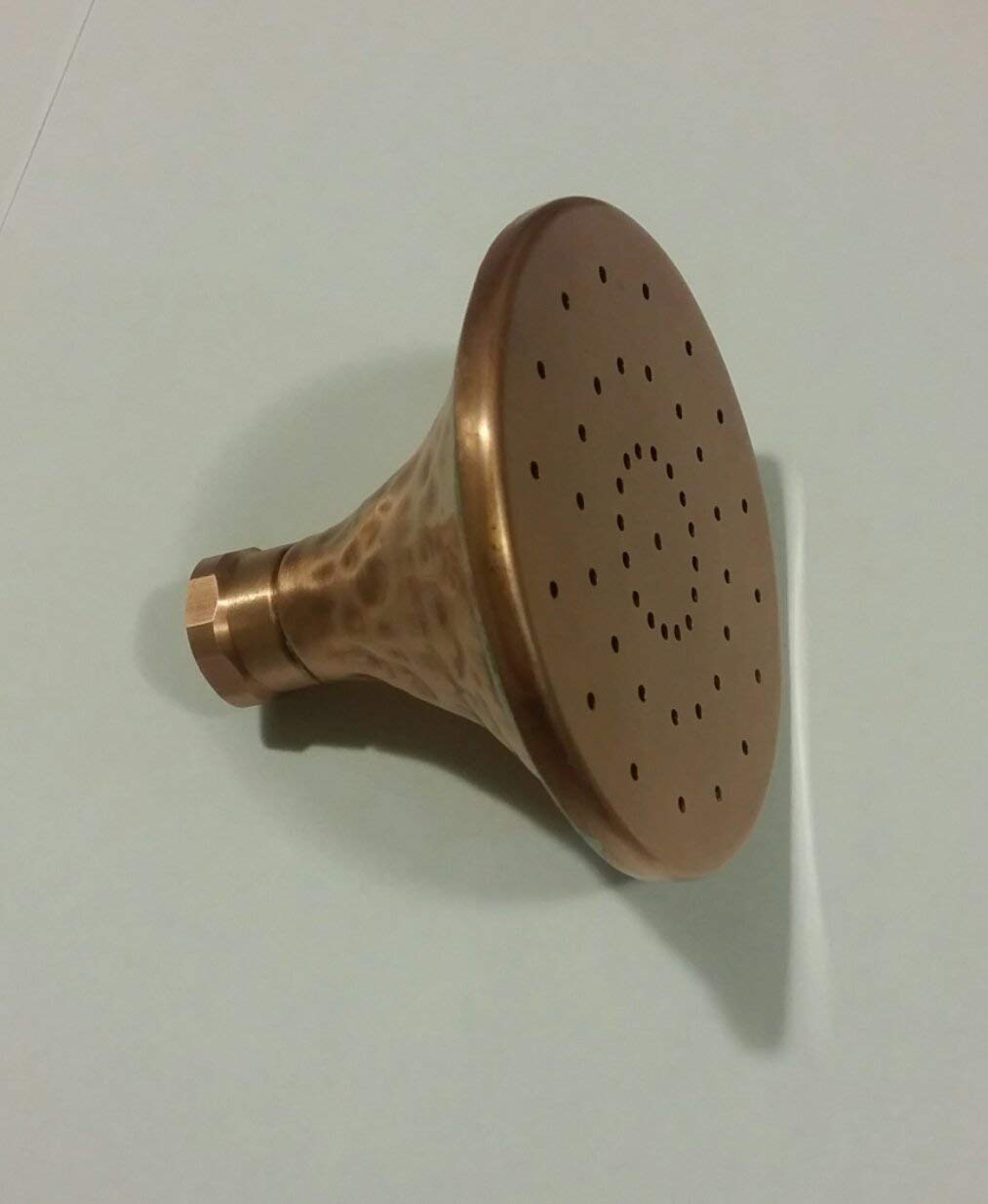 Hand hammered Copper shower head Handmade