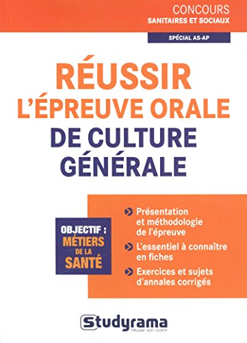 Réussir l'épreuve orale de culture générale