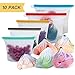 Reusable Silicone Food Storage Bags with Mesh Produce Bags (10-pack) Eco Friendly Food Storage Meal Prep | Freezer Containers Airtight Lunch Bags preserving cooking Kitchen Saver