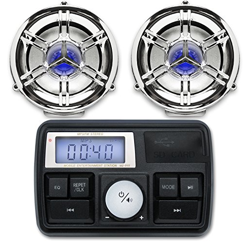 Goldenhawk usa bluetooth motorcycle handlebar audio amplifier ste…