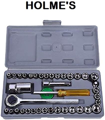 MOM'S GADGETS Automobile Motorcycle Repair Tool Kit Case (Set of 40 Pieces)