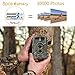 [Updated Version] 16MP 1080P HD Game and Trail camera for Deer Hunting No Glow Infrared Scouting Camera Night Vision max to 82ft with 46pcs LEDs , 2.4