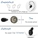 FKANT Bluetooth Earbud | 5.5 Hours Playtime | Bluetooth V4.1 + EDR | Ultra Small & Invisible Design | Wireless Headset with Mic | For iPhone iPad Samsung Cellphones