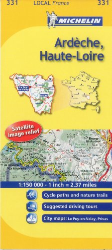 Michelin Map France: Ardche, Haute-Loire 331 (Maps/Local (Michelin)) (English and French Edition)