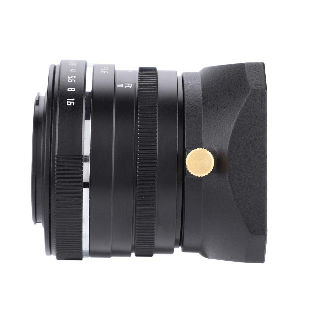 Simlug Lente de cámara Grand Prime, 35mm F1.6 Manual APS-C Lente ...