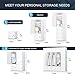 KOUSI Dresser Small Closet Wardrobe Drawer Storage for Clothes Small Wardrobe Storage for Small Spaces Clothes Storage Dresser, Capacious Customizable, White, (White, 25 Cubes -A)