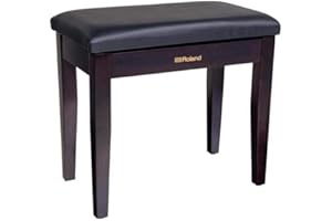 Roland Piano Keyboard Bench, Fixed Height-21.8 Inch, Rosewood (RPB-100RW)