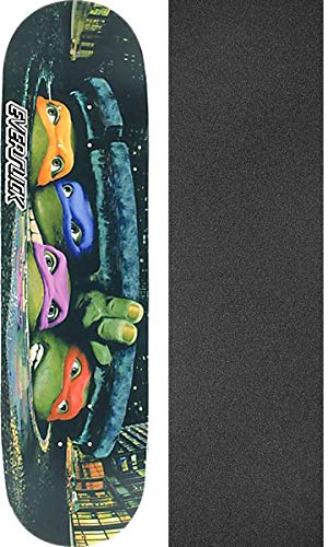 Tmnt Poster Everslick Skateboard Deck - 8.25" X 31.8" With M