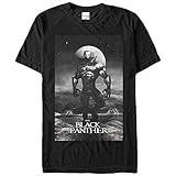 Marvel Black Panther Lightning Mens Graphic T Shirt